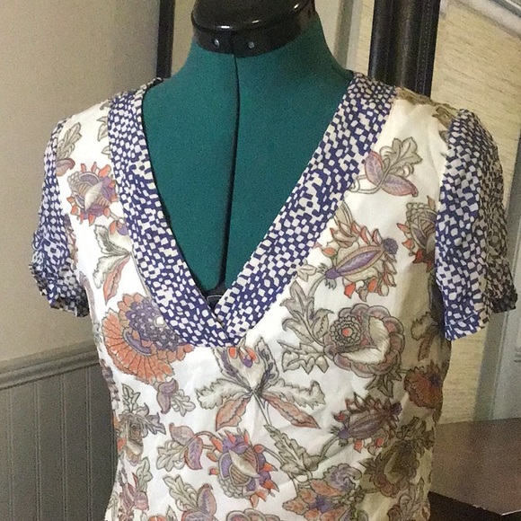 Monsoon midi floral print dress with ruffled skirt - Picture 2 of 7